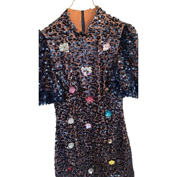 Queen Of Sparkles Sequin Mini Dress - Picture 2 of 8